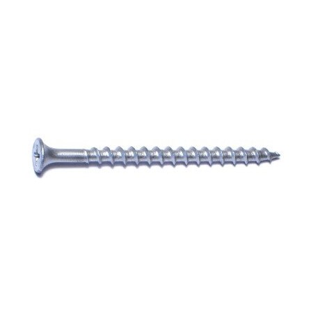 Buildright Deck Screw, #8 x 2-1/2 in, Steel, Flat Head, Phillips Drive, 322 PK 53993